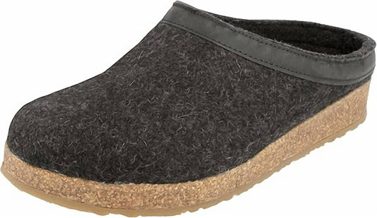 Haflinger - Women's Gzl Leather Trim Clog