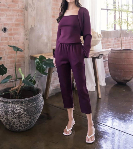 P.Cill - Women's Butter Modal Waist Band Ankle Pants