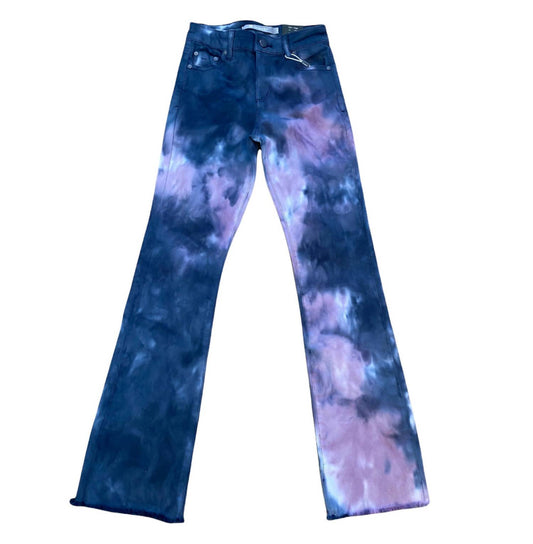 Kids Tie Dye High Rise Bootcut Jeans
