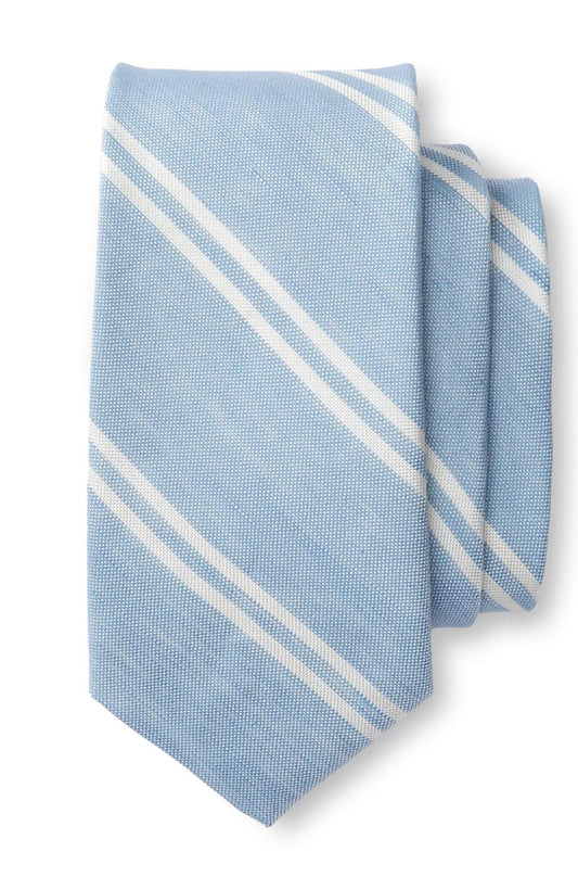 Duck Head - Men's Silk Linen Stripe Tie