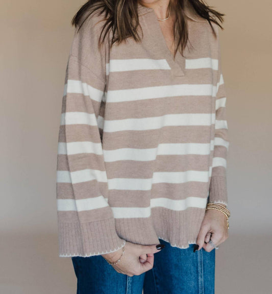 Entro - Save Your Tears Striped Sweater