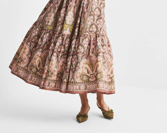 Bytimo - Striped Paisley Poplin Shirt Dress