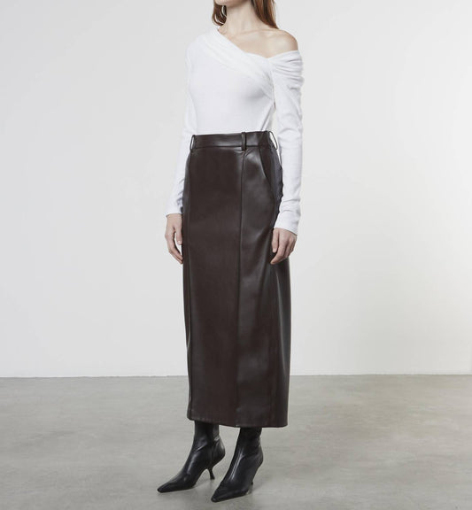 Enza Costa - CASHMERE ONE-SHOULDER DRAPE TOP