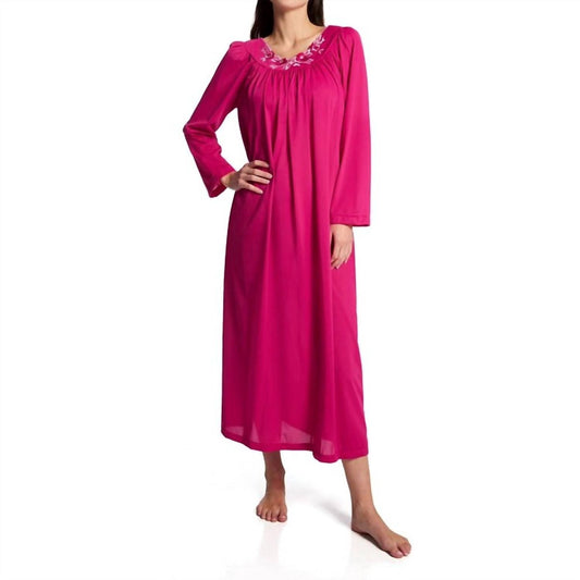 Shadowline Lingerie - Petals 53 Inch Long Sleeve Gown