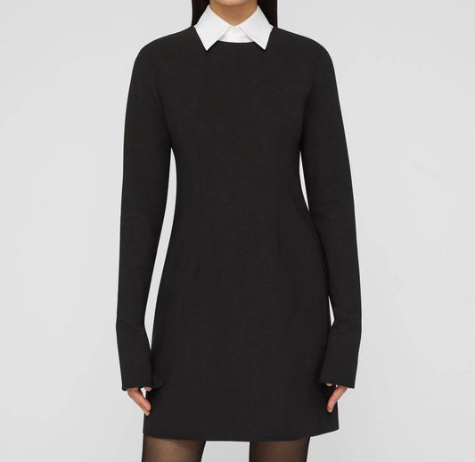 Lafayette 148 - Responsible Wool Double Face Long Sleeve Fitted Dress