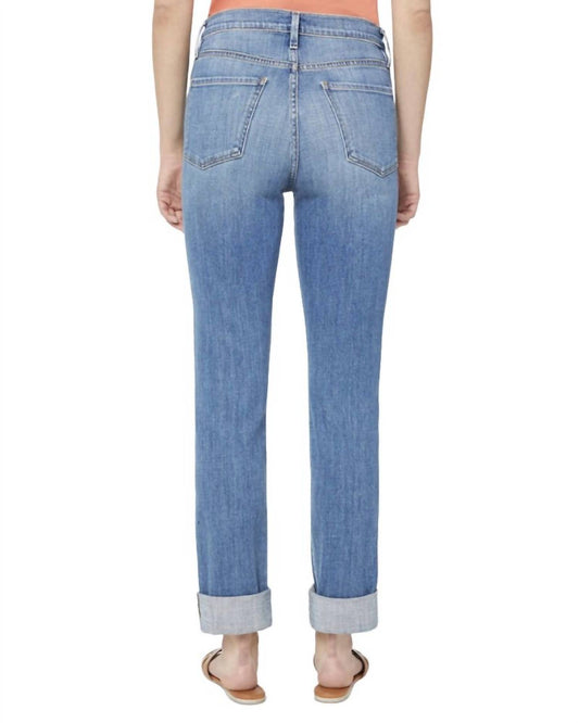 Frame - Le Beau Ankle Straight Leg Boyfriend Jeans