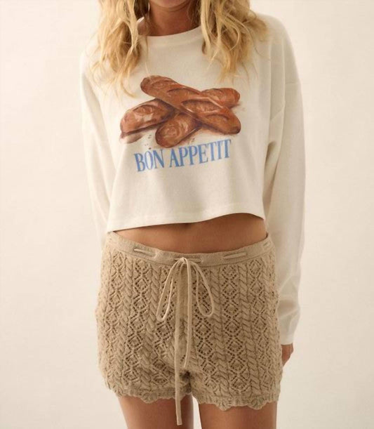 Promesa - Cable Crochet Shorts