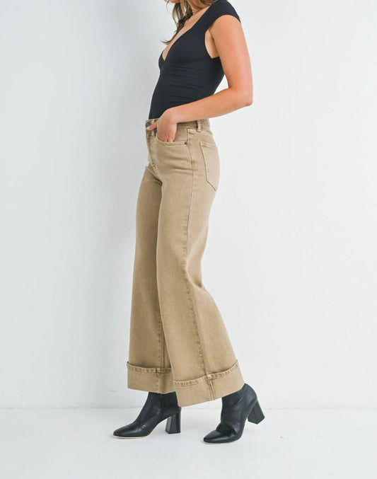 Jbd. - Cuffed Palazzo Wide Leg Jeans