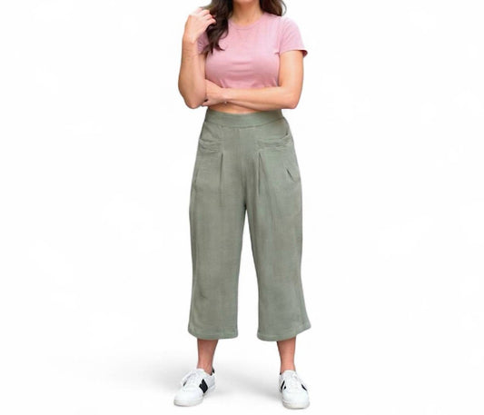Cotton Bleu - Gauze Front Pocket Detailed Pants