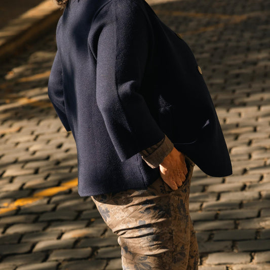 Made In Italy - Button Front Sweater Jacket