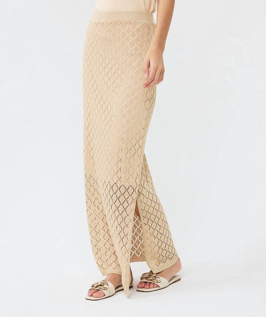Esqualo - Small Diamond knit skirt