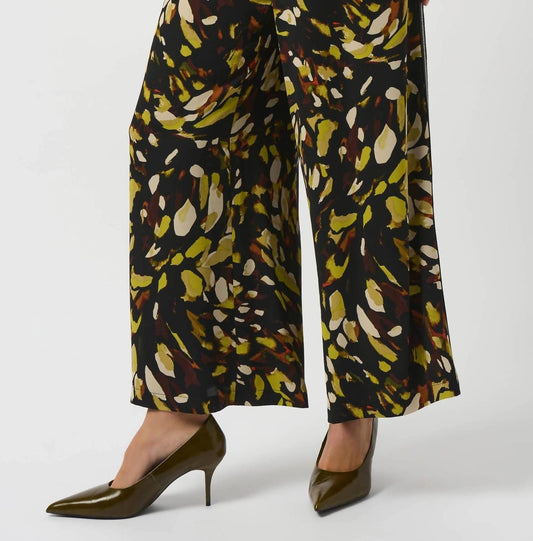 Joseph Ribkoff - Animal Print Wide Leg Pants