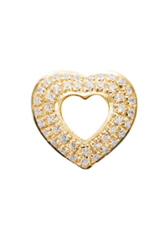 Story Jewellery - Women's Platted Heart Button