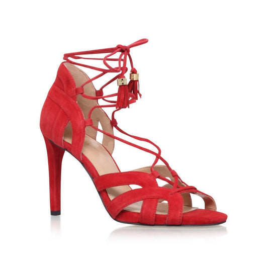 Michael Kors - Women Mirabel Suede Leather Sandals Tassels