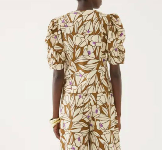 Exquise - SLEEVE DETAILED AND FLORAL SHIRT DESIGN