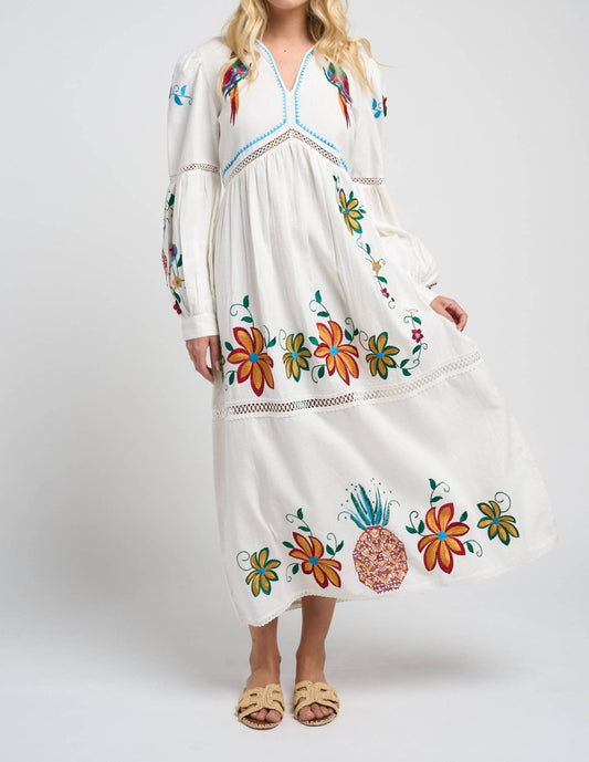 Guadalupe Design - Sofia Parrot Midi Dress