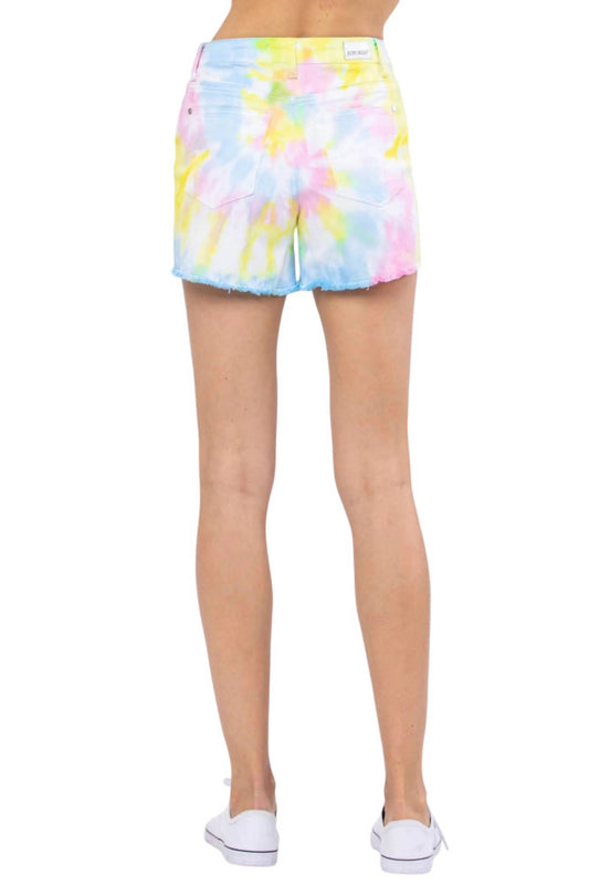 Judy Blue - Swirl Tie Dye Shorts