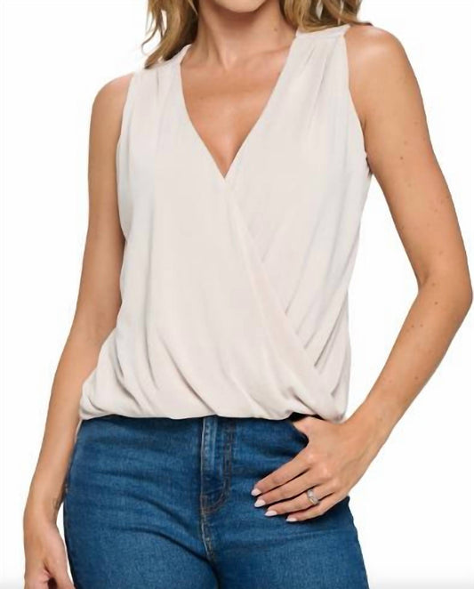 Ariella - Sleeveless Drape Tank