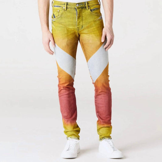 Purple Brand - Purple Brand Multi Bright Color Coated Diagonal Jean