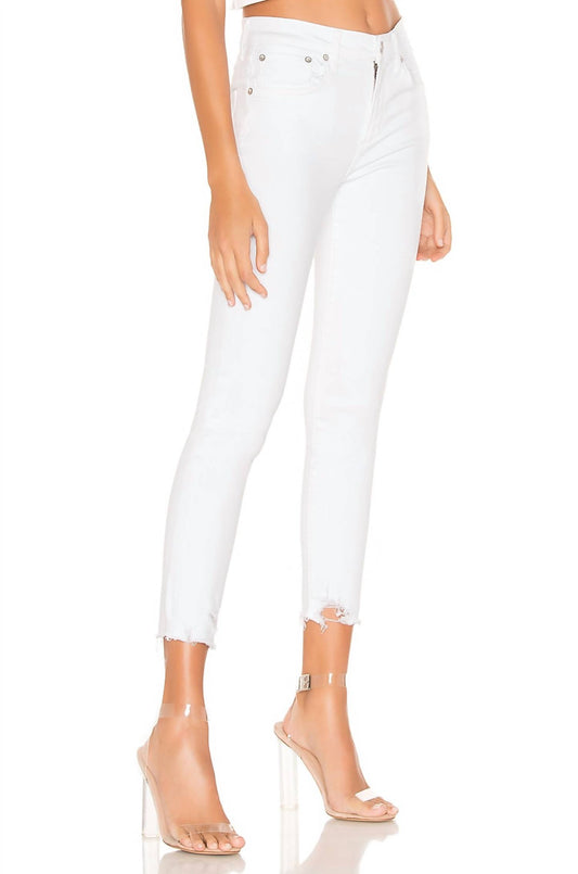 Agolde - Sophie Crop Hi Rise Slim Jean