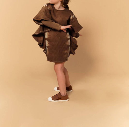 Omamimini - Tie Dye Cape Terry Dress