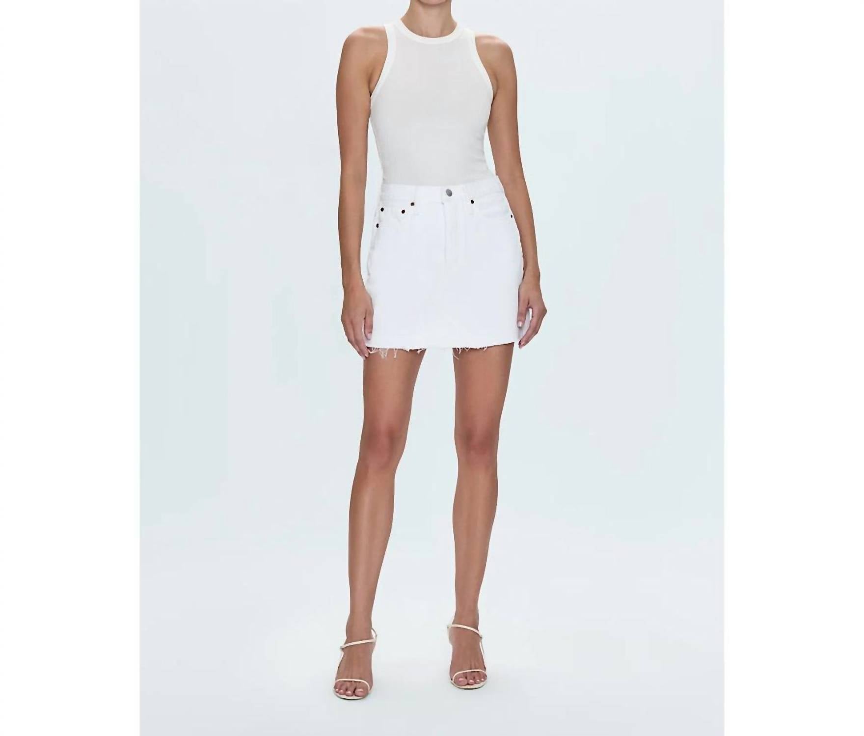 pistola: kat high rise vintage skirt - academia main image 1