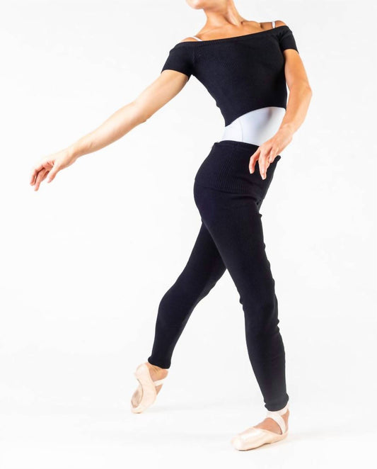 Capezio - Ribbed Knit Cropped Sweater