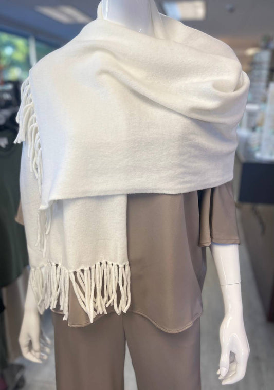 Bobi - Women's Fringe Luxurious Scarf