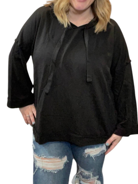 She + Sky - Wide Sleeve Pullover Hoodie