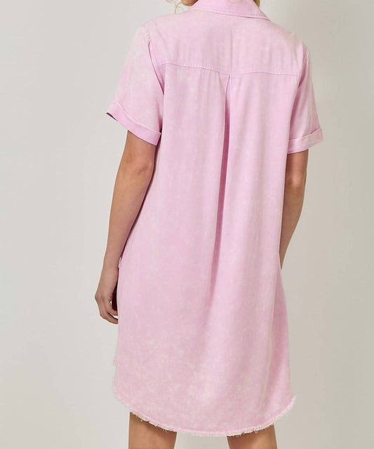Mystree - Rolled Sleeve Dress