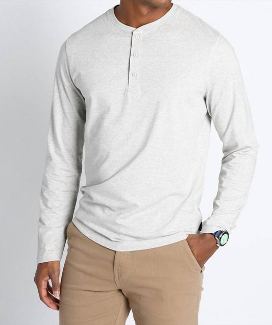 Jachs New York - Cotton Modal Blend Long Sleeve Henley