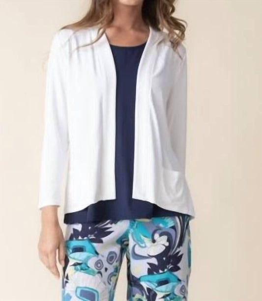 Habitat - Core Travel Knit Shirred Back Open Front Jacket