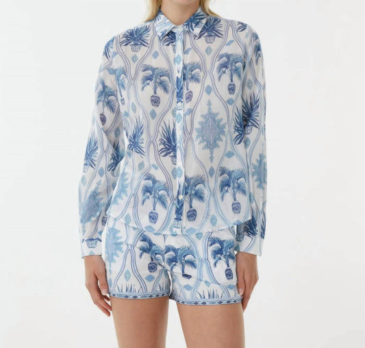 Emporio Sirenuse - Printed Odetta Long Sleeve Shirt