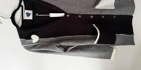 Just Madison - Women's Color block long cardigan