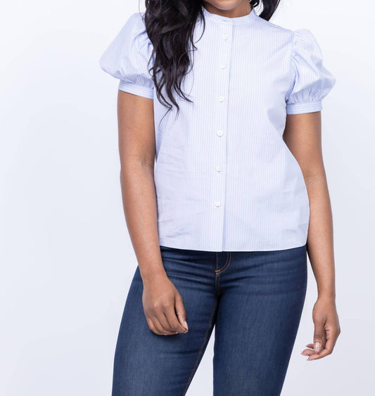 Frame - Gathered Button Down Top
