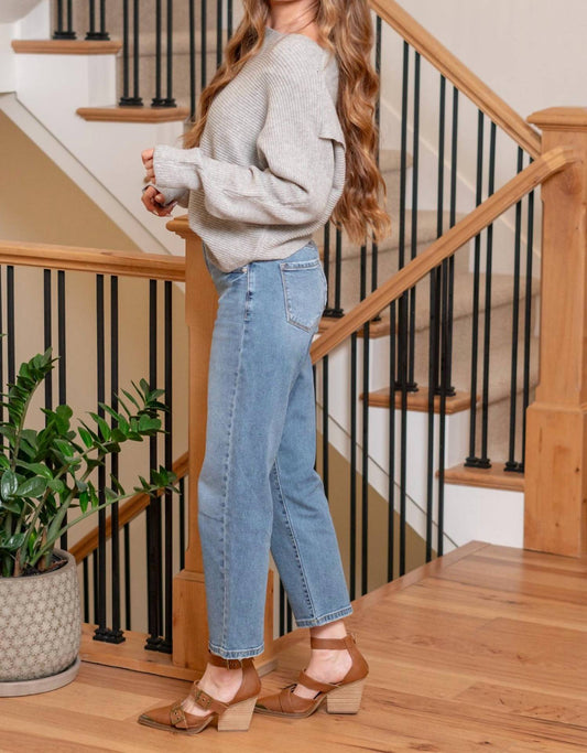 Kancan - Jordana High Rise True Straight Leg Jeans