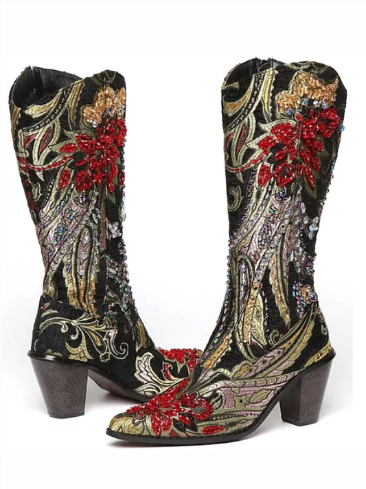 Helen'S Heart - Women's Crystal Boots