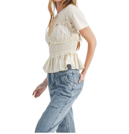 Mable - Annie Peplum Top