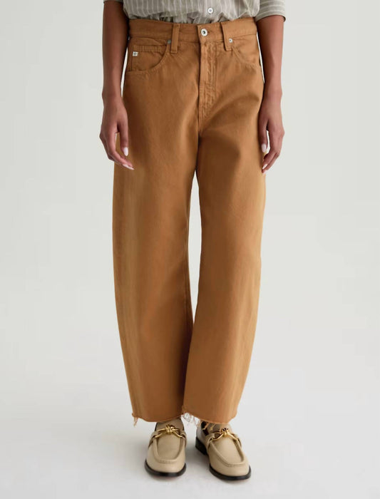 Ag Jeans - Hattie Raw Hem High Waist Crop Barrel Jeans