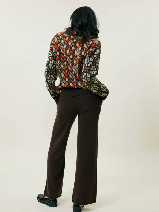 Lingua Franca - Women's Cashmere Wide Leg Pants