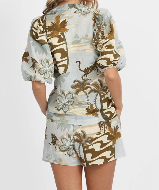 Las Surenas - Ipanema Print Inspired Short