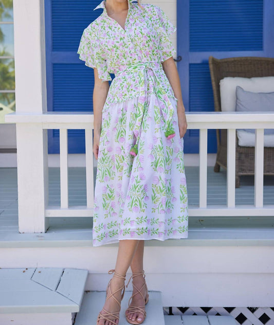 Bella Tu - Tulips Classic Shirtdress