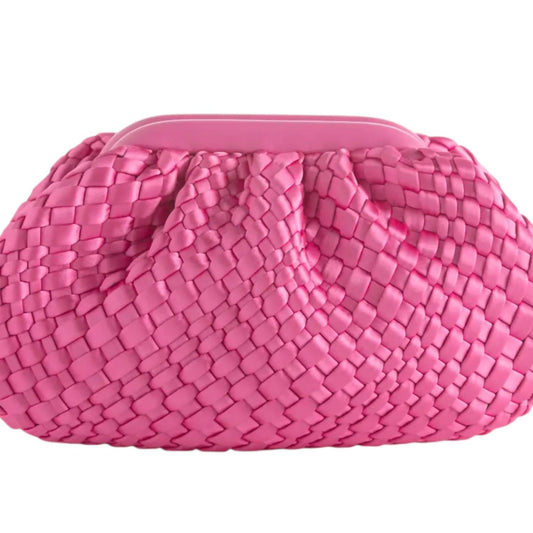 Shiraleah - Women's Medium Woven Clutch