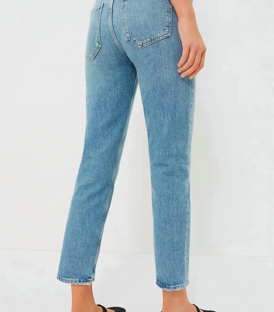 Agolde - Riley long high rise straight leg jeans