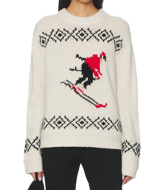 White + Warren - SKI CREWNECK SWEATER
