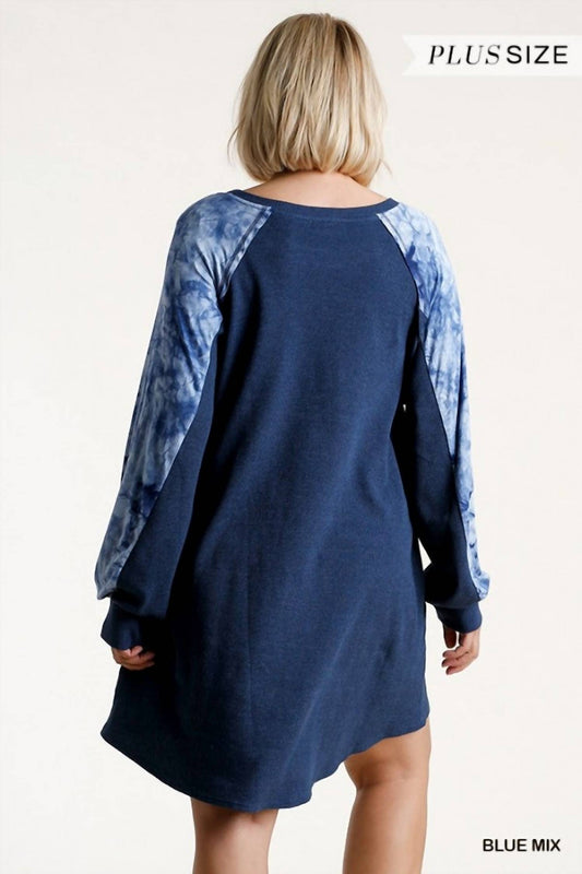 Tie Dye Plus Dress