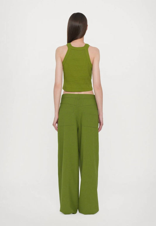 Closed - Cropped Racer Tank Top