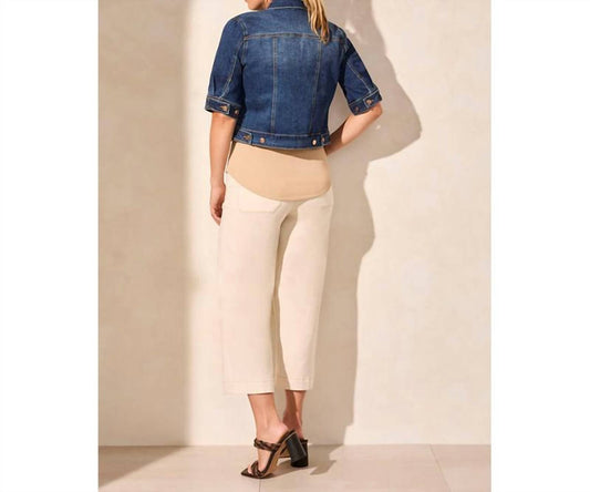 Tribal - Button-up Cropped Denim Jacket