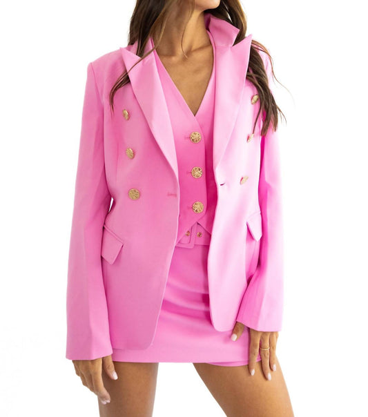 Elodie - Cariss Solid Blazer