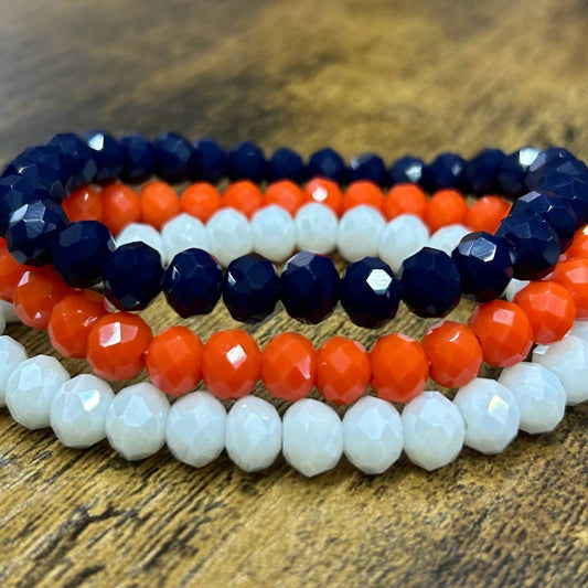 Sparkly South Wholesale - Women's 3pc Crystal Bead Bracelet Set